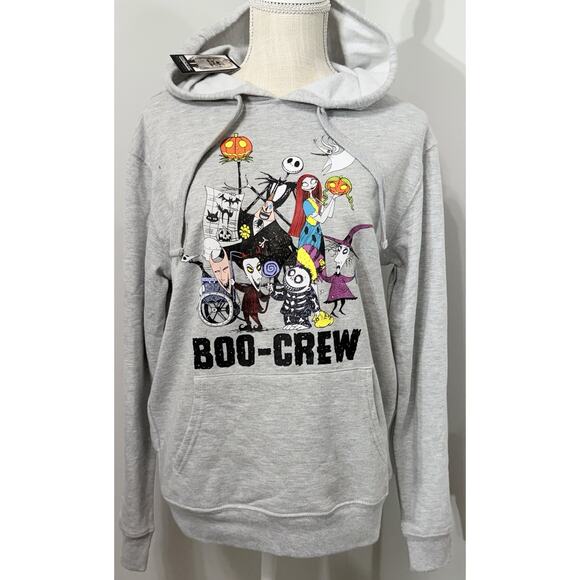 Freeze New York Tim Burton The Nightmare Before Christmas Boo Crew Hoodie MEDIUM - Picture 1 of 3